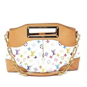 100% Authentic Louis Vuitton Judy MM Multicolor Shoulder Bag 335-112124